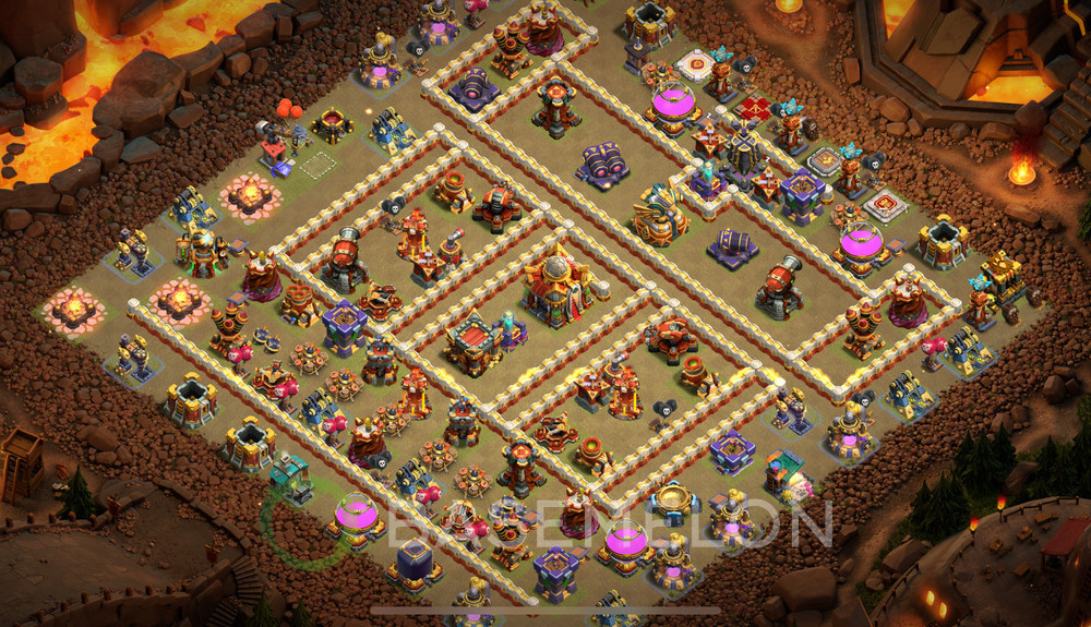 Town Hall Level 16 War Base Design 2025, Layout #1665