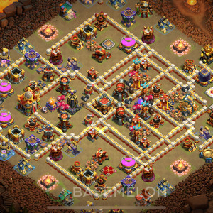 Rathaus Level 16 Krieg Base 2025, Anti Alles, Layout #1710
