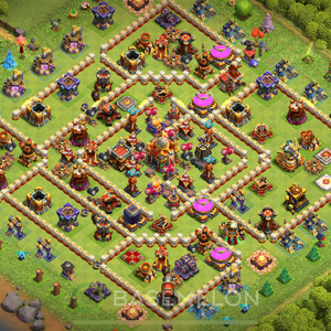 Rathaus Level 16 Farmen Base 2025, Anti Alles, Layout #1725
