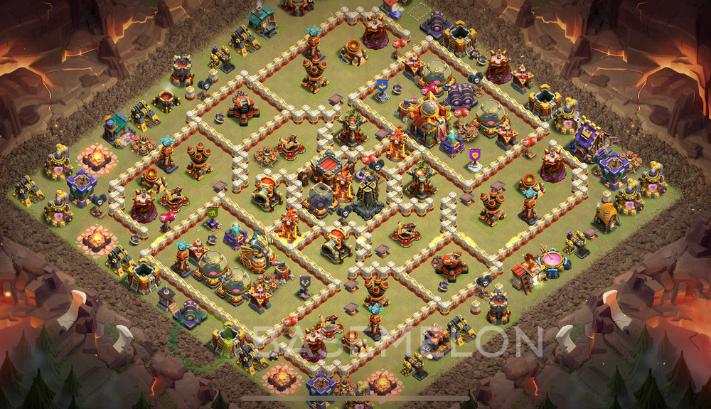 Rathaus Level 16 Krieg Base 2025, Layout #1973