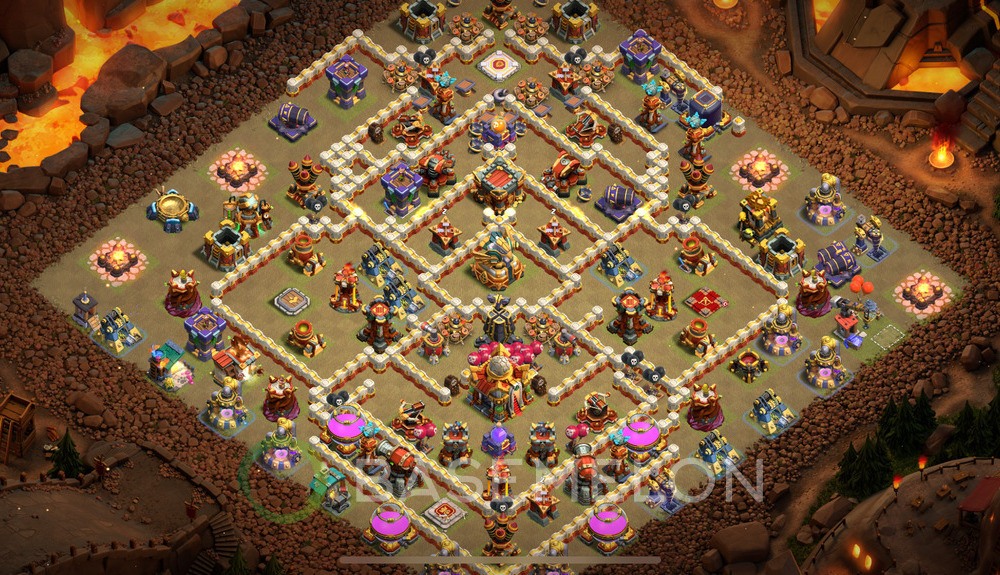 Town Hall Level 16 War Base Design 2025, Anti 3 Stars, Layout #2035