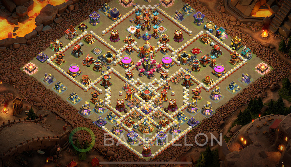 Town Hall Level 16 War Base Design 2025, Anti 3 Stars, Anti Everything, Layout #2061