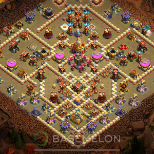 Town Hall Level 16 War Base Design 2025, Anti 3 Stars, Anti Everything, Layout #2061