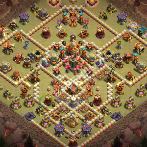 Town Hall Level 16 War Base Design 2026, Anti 3 Stars, Anti Everything, Layout #2061