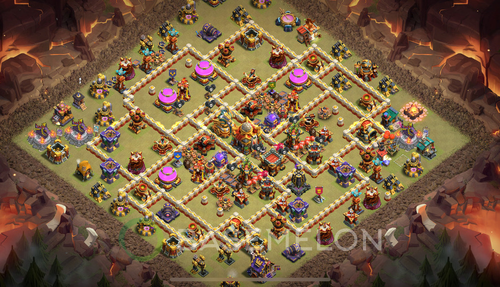 Rathaus Level 16 Krieg Base 2025, Layout #2097