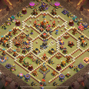 Town Hall Level 16 War Base Design 2025, Anti 2 Stars, Layout #2179