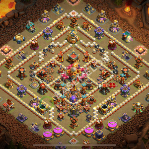 Town Hall Level 16 War Base Design 2025, Anti Everything, Layout #2236