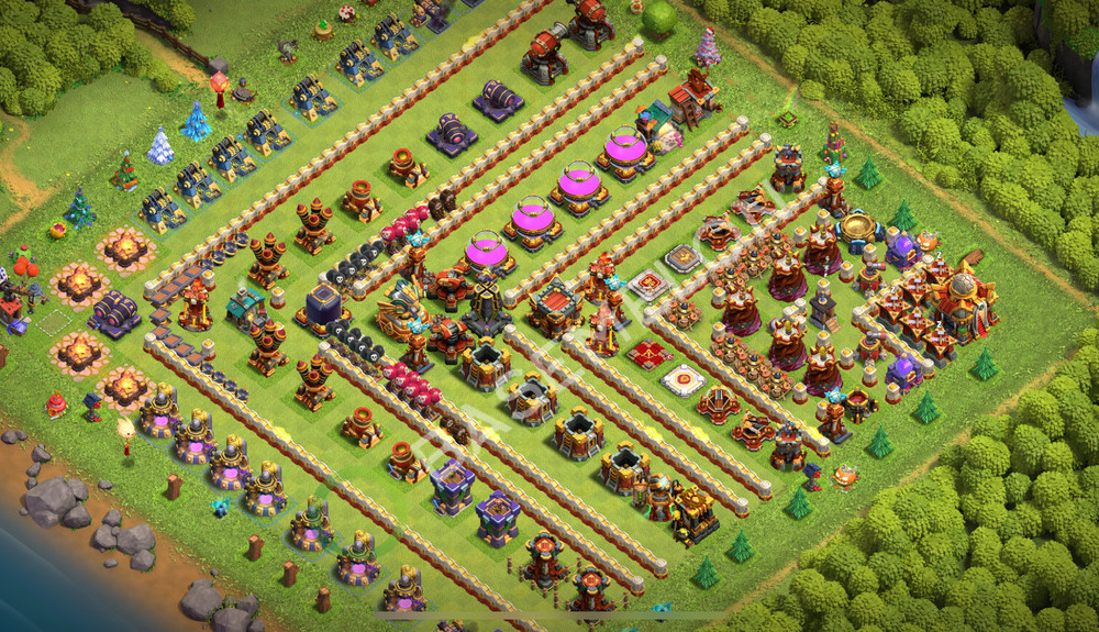 Rathaus Level 16 Progress Base 2025, Layout #2256