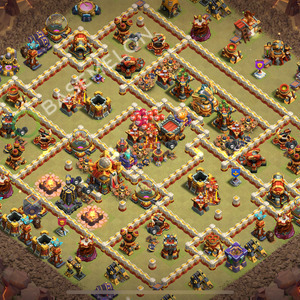 Rathaus Level 16 Krieg Base 2025, Anti Alles, Layout #2258