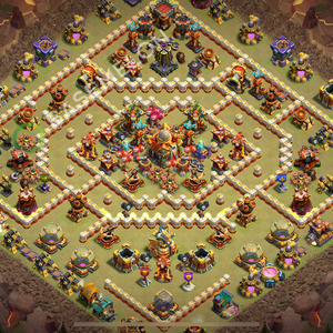 Town Hall Level 16 War Base Design 2025, Anti 3 Stars, Anti Everything, Layout #2328