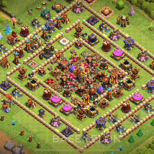 Rathaus Level 16 Farmen Base 2025, Anti 3 Sterne, Layout #233