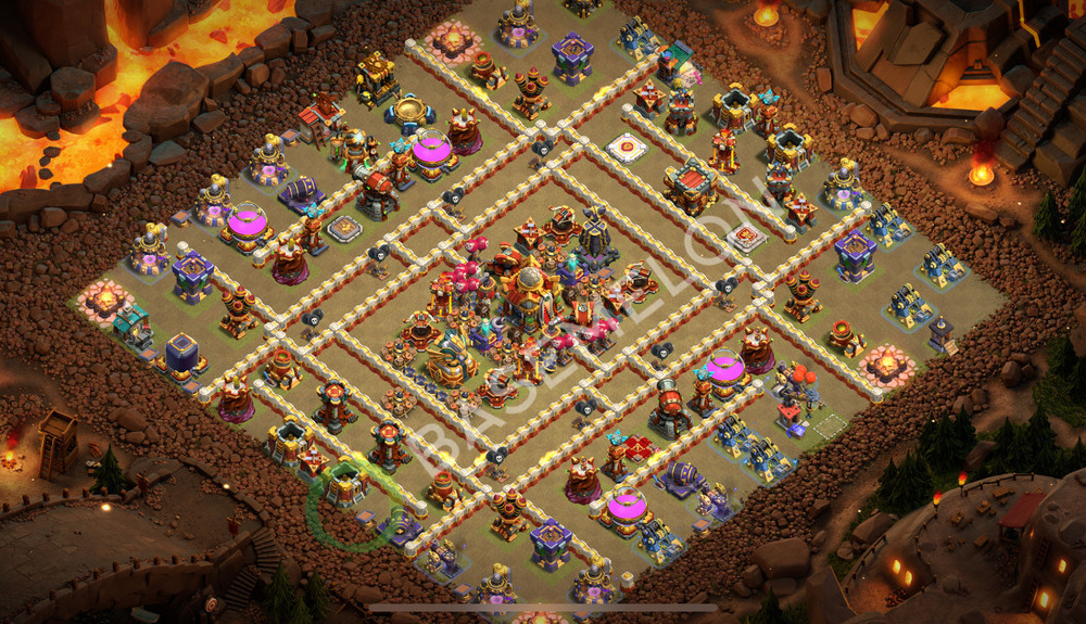 Town Hall Level 16 War Base Design 2026, Layout #2487