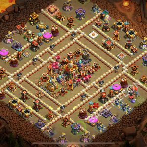 Town Hall Level 16 War Base Design 2026, Layout #2487