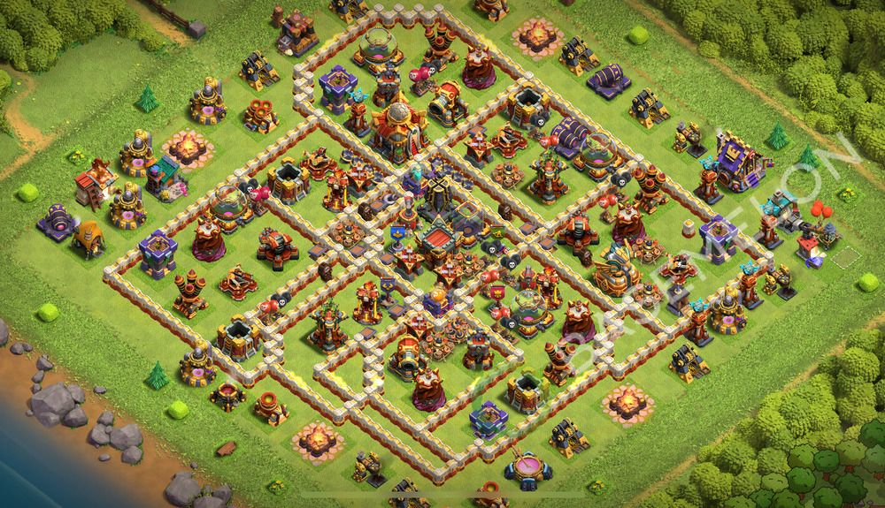 Town Hall Level 16 Farm Base Design 2026, Anti 3 Stars, Layout #2570