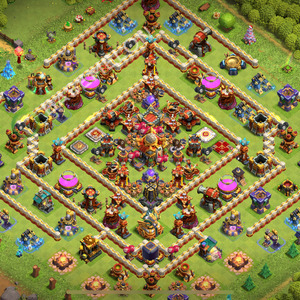 Town Hall Level 16 Farm Base Design 2026, Anti 2 Stars, Hybrid, Layout #2618