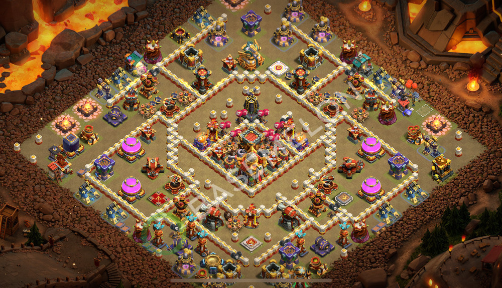 Hôtel de Ville Level 16 Guerre GDC Base  2026, Village #2630