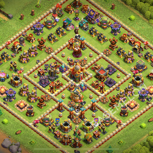 Hôtel de Ville Level 16 Farming Base  2026, Hybride, Village #2644