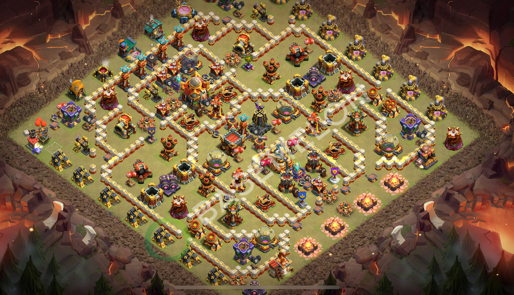 Rathaus Level 16 Krieg Base 2026, Layout #2688