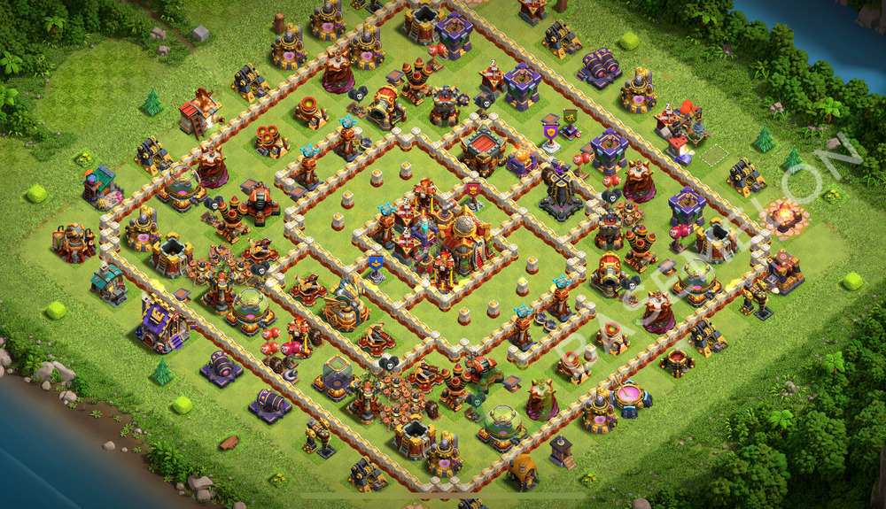 Aldea del Ayuntamiento Nivel 16 para Defensa, Híbrido Diseño 2026, #2723