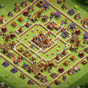 Aldea del Ayuntamiento Nivel 16 para Defensa, Híbrido Diseño 2026, #2723