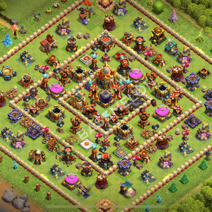 Town Hall Level 16 Farm Base Design 2026, Anti Air, Layout #2728