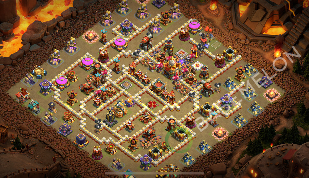Town Hall Level 16 War Base Design 2026, Anti Everything, Layout #2753