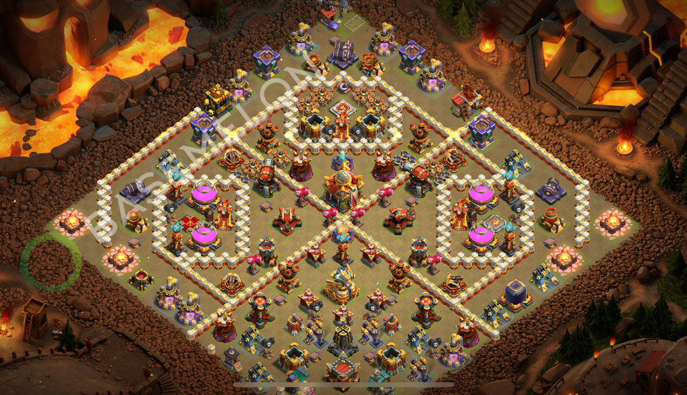 Town Hall Level 16 War Base Design 2026, Layout #2766