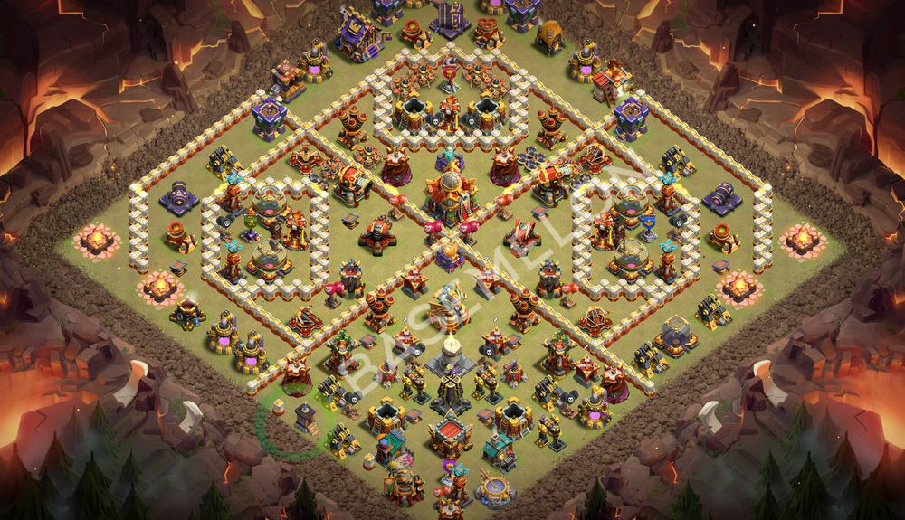 Rathaus Level 16 Krieg Base 2026, Layout #2766