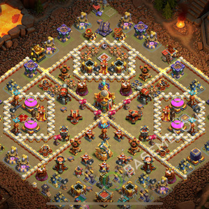 Town Hall Level 16 War Base Design 2026, Layout #2766