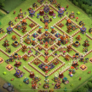 Town Hall Level 16 Trophy/Defense Base Design 2026, Anti Air, Layout #2826