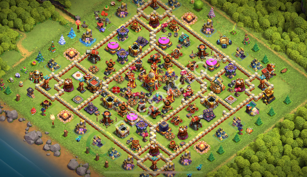Rathaus Level 16 Farmen Base 2026, Hybrid, Layout #2869