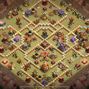 Town Hall Level 16 War Base Design 2026, Anti Everything, Layout #2906