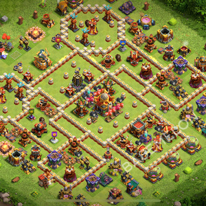 Town Hall Level 16 Trophy/Defense Base Design 2026, Legend League, Layout #2936