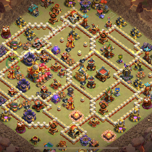 Town Hall Level 16 War Base Design 2026, Anti Everything, Layout #2953