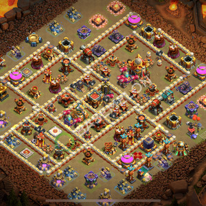 Aldea del Ayuntamiento Nivel 16 para Guerra, Anti Todo Diseño 2026, #2992