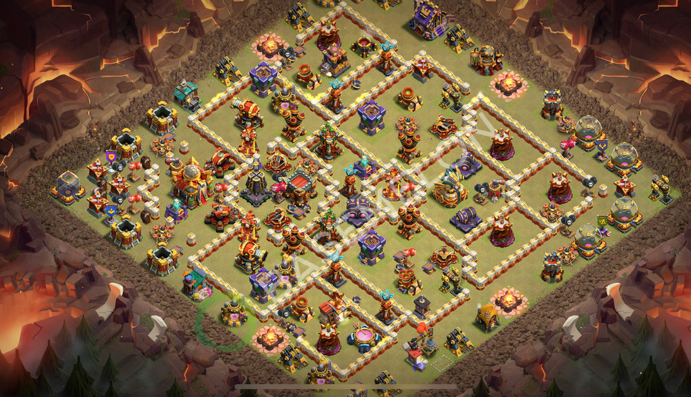 Rathaus Level 16 Krieg Base 2026, Layout #3025