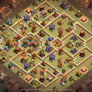 Rathaus Level 16 Krieg Base 2026, Layout #3025