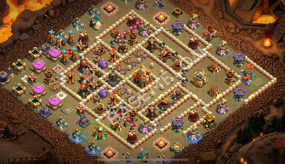 Town Hall Level 16 War Base Design 2026, Layout #3043