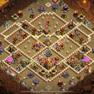 Town Hall Level 16 War Base Design 2026, Anti Everything, Layout #3046