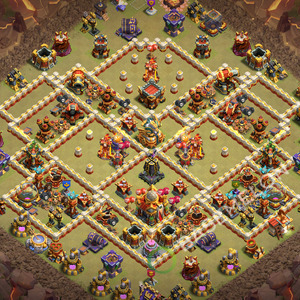 Rathaus Level 16 Krieg Base 2026, Anti Alles, Layout #3046