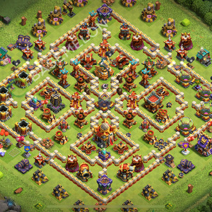 Town Hall Level 16 Farm Base Design 2026, Anti 3 Stars, Hybrid, Layout #3152