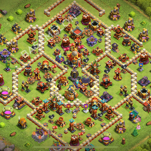 Town Hall Level 16 Trophy/Defense Base Design 2026, Layout #3297