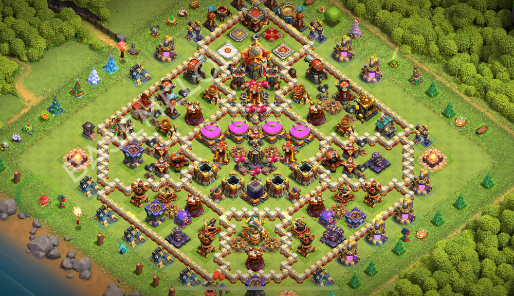 Town Hall Level 16 Farm Base Design 2026, Layout #3342