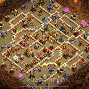 Rathaus Level 16 Krieg Base 2025, Anti Air, Layout #349