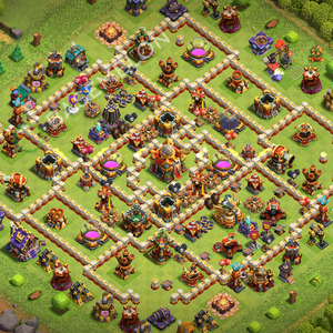Town Hall Level 16 Trophy/Defense Base Design 2026, Anti 3 Stars, Anti Everything, Layout #3545
