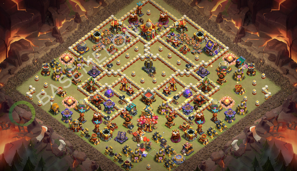 Hôtel de Ville Level 16 Guerre GDC Base  2026, Village #3638