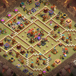 Town Hall Level 16 War Base Design 2026, Layout #3691