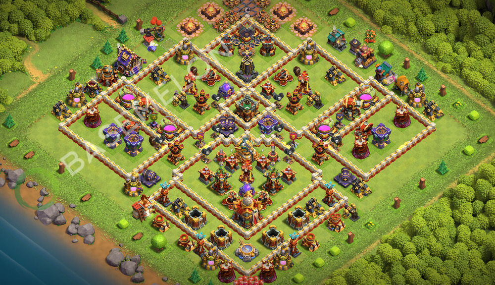Town Hall Level 16 Farm Base Design 2026, Anti 3 Stars, Anti Air, Layout #3695