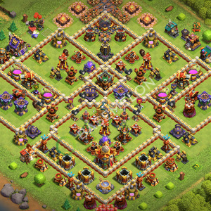 Town Hall Level 16 Farm Base Design 2026, Anti 3 Stars, Anti Air, Layout #3695