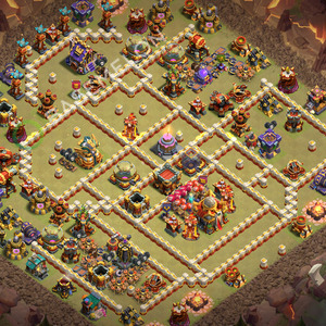 Town Hall Level 16 War Base Design 2026, Anti Everything, Layout #3786